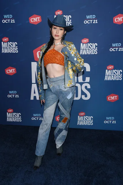 In this image released on October 21, American singer and actress Noah Cyrus attends the 2020 CMT Awards broadcast on Wednesday October 21, 2020 in Nashville, Tennessee. (Photo by John Shearer/Getty Images for CMT)