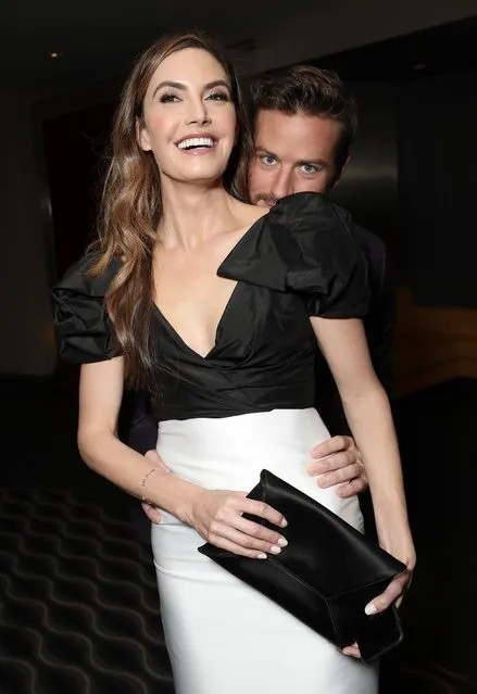 Armie Hammer and Elizabeth Chambers at the film screening of “Final Portrait” on March 19, 2018 in Los Angeles, USA. (Photo by Todd Williamson/Janurary Images/Rex Features/Shutterstock)