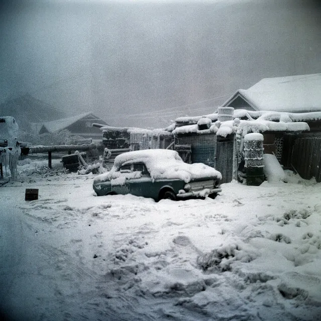 January 2013. A scene in Yakutsk, Siberia, the coldest city in the world. (Photo by Steeve Iuncker/Agence VU)