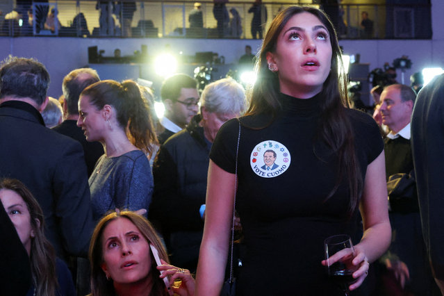 Supporters New York City mayoral candidate Andrew Cuomo react on election night on November 5, 2025. (Photo by Brendan McDermid/Reuters)