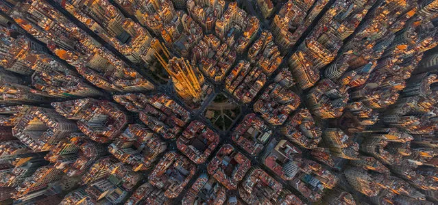 Barcelona Cathedral. (Photo by Airpano/Caters News)