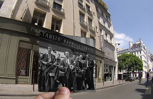Rue De Mail in the 1940s. (Photo by Julien Knez/Caters News)