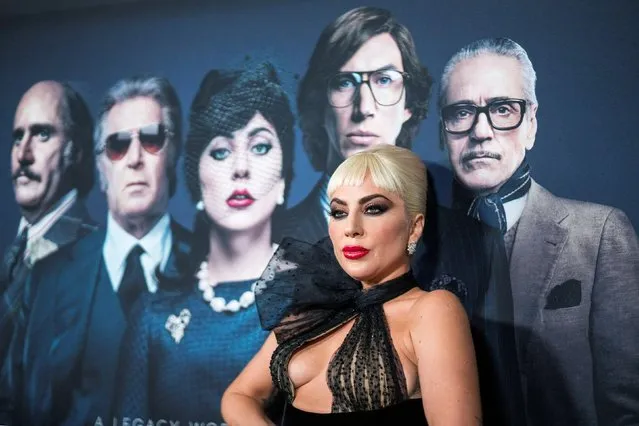 Cast member Lady Gaga poses for a photo as she attends the Premiere of the film “House of Gucci” at Jazz at Lincoln Center in New York City, New York, U.S., November 16, 2021. (Photo by Eduardo Munoz/Reuters)