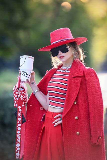 Stacey Bendet Eisner, chief executive officer of Alice + Olivia LLC, attends the annual Allen and Co. Sun Valley Media and Technology Conference at the Sun Valley Resort in Sun Valley, Idaho, U.S., July 10, 2024. (Photo by Brendan McDermid/Reuters)