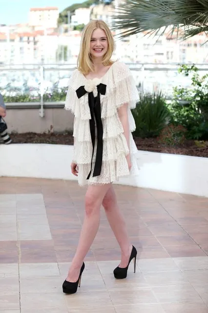 Actress Elle Fanning attends “The Neon Demon” Photocall during the 69th annual Cannes Film Festival at the Palais des Festivals on May 20, 2016 in Cannes, France. (Photo by Alex B. Huckle/Getty Images)