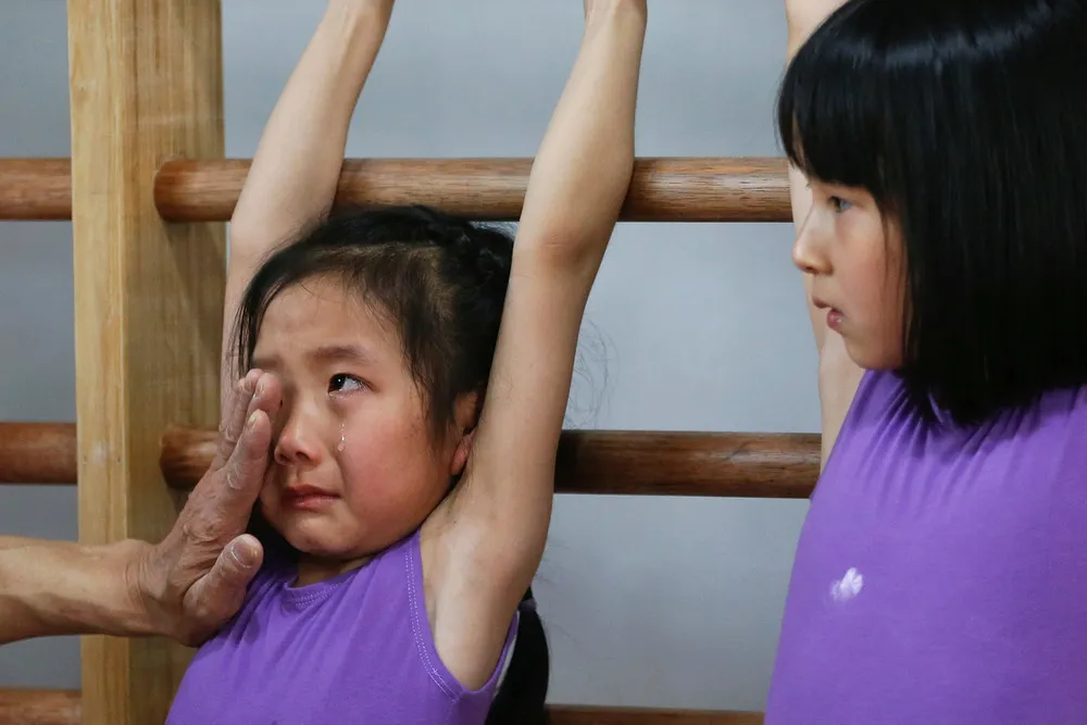 Young Chinese Children Train for Future Olympics