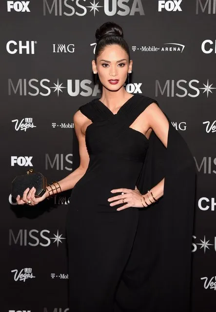 Miss Universe 2015 Pia Wurtzbach attends the 2016 Miss USA pageant at T-Mobile Arena on June 5, 2016 in Las Vegas, Nevada. (Photo by Ethan Miller/Getty Images)