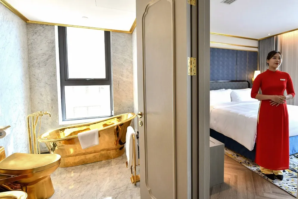 World’s First Gold-Plated Hotel
