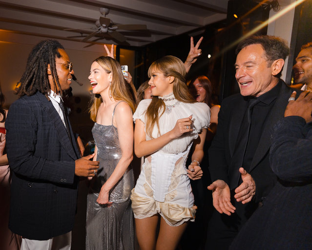 Michelle Monaghan, Lisa, and Jason Isaacs attend the HBO Max Primetime Emmy Awards Afterparty at San Vicente Bungalows on September 14, 2025 in West Hollywood, California. (Photo by David Jon/Getty Images for HBO Max)