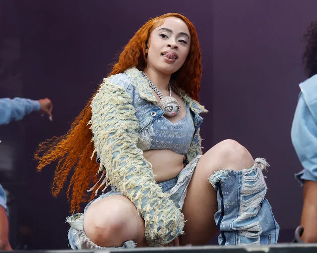American rapper Ice Spice performs during the 2023 Governors Ball Music Festival at Flushing Meadows Corona Park on June 09, 2023 in New York City. (Photo by Taylor Hill/WireImage)