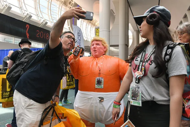 A view of atmosphere at San Diego Comic-Con International 2018 on July 21, 2018 in San Diego, California. (Photo by Dia Dipasupil/Getty Images)