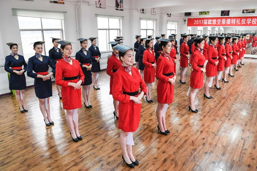 Stewardess Skill Training in China