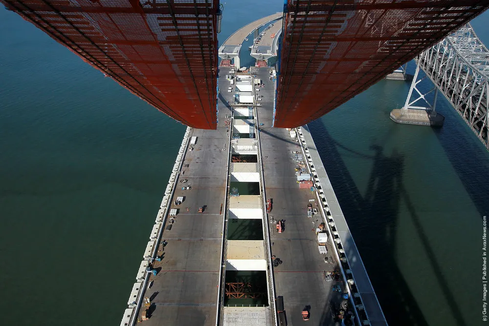 World's Largest Self-Anchored Suspension Bridge