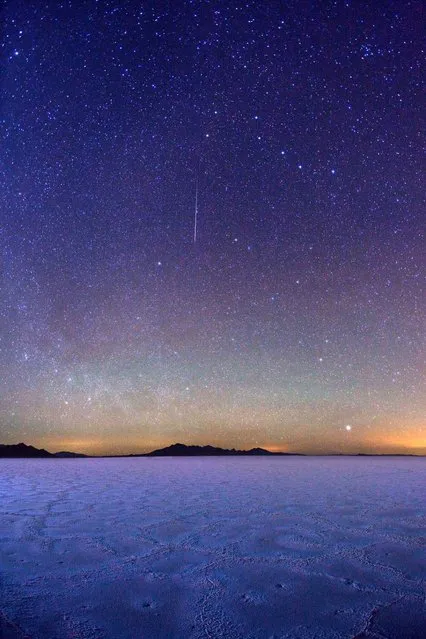 Milky Way over Lake Jackson Lake and Tetons National Park.2