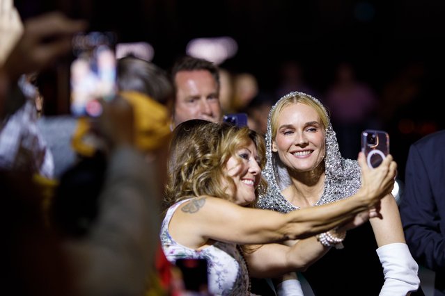 German actress Diane Kruger attends the “Visions” Premiere & Golden Eye Award: Diane Kruger during the 19th Zurich Film Festival at Kino Corso on October 02, 2023 in Zurich, Switzerland. (Photo by Joshua Sammer/Getty Images for ZFF)