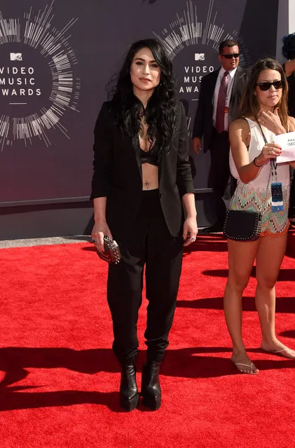 Actress Cassie Steele attends the 2014 MTV Video Music Awards at The Forum on August 24, 2014 in Inglewood, California. (Photo by Jason Merritt/Getty Images for MTV)