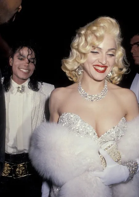 Michael Jackson and Madonna during 63rd Annual Academy Awards – After Party at Spago's Hosted by Swifty Lazar at Spagos in West Hollywood, California, United States on March 25, 1991. (Photo by Ron Galella/WireImage)
