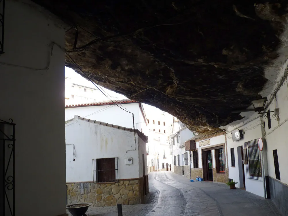 City Built into Rock: Setenil De Las Bodegas