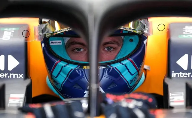 Red Bull's Max Verstappen prepares for practice at the Formula One Miami Grand Prix in Miami International Autodrome, Florida on May 5, 2023. (Photo by Ricardo Arduengo/Reuters)