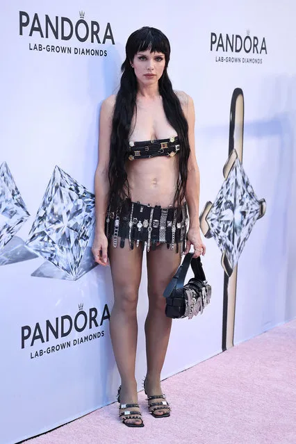 Italian-American actress and model Julia Fox attends as Pandora Celebrates Lab Grown Diamonds With A New Diamond District on September 06, 2023 in New York City. (Photo by Mike Coppola/Getty Images for Pandora)