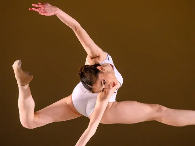 Valeria Gonzalez Maidana of Paraguay performs in the final round of the first Budapest Ballet Grand Prix in the National Dance Theatre in Budapest, Hungary on November 23, 2023. The international ballet competition was launched by the Hungarian Dance University, a leading training facility of Hungarian professional dancers, to promote ballet and dance art in Hungary. The competition offers young dancers an opportunity to compete and gain exposure in the international dance scene, and provides scholarships and career opportunities for the most outstanding dancers. The event runs from 21 to 24 November. (Photo by Tamas Vasvari/EPA)