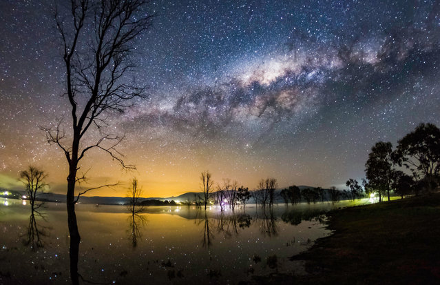 Milky Way over Bonnie Doon. (Photo by Neil Creek/CWAS/The Guardian)