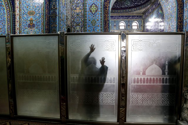 An Afghan visits the Shrine of Saint Sakhi Saib to celebrate Nowruz, the Persian New Year, in Kabul, Afghanistan, 20 March 2024. Nowruz, which this year falls on 20 March has been celebrated for at least three thousand years, is the most revered celebration in the greater Persian world, which includes the countries of Iran, Afghanistan, Azerbaijan, Turkey, and portions of western China and northern Iraq. (Photo by Samiullah Popal/EPA/EFE)