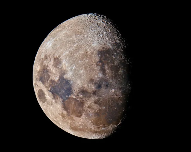 The Hidden Colours of the Moon. (Photo by Craig Semple/CWAS/The Guardian)