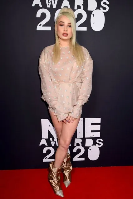 German singer Kim Petras attends the NME Awards 2020 at O2 Academy Brixton on February 12, 2020 in London, England. (Photo by Dave J. Hogan/Getty Images)