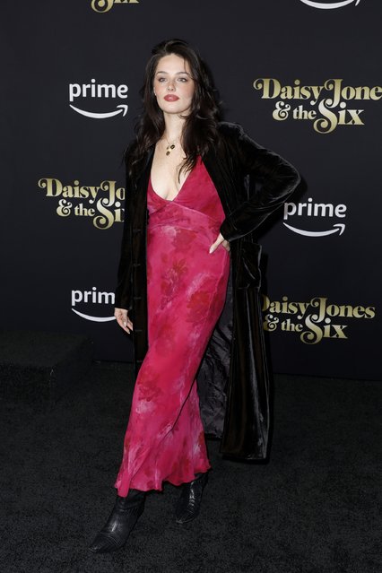 American actress Lily Donoghue attends the Los Angeles Premiere of Prime Video's “Daisy Jones & The Six” at TCL Chinese Theatre on February 23, 2023 in Hollywood, California. (Photo by Frazer Harrison/Getty Images)
