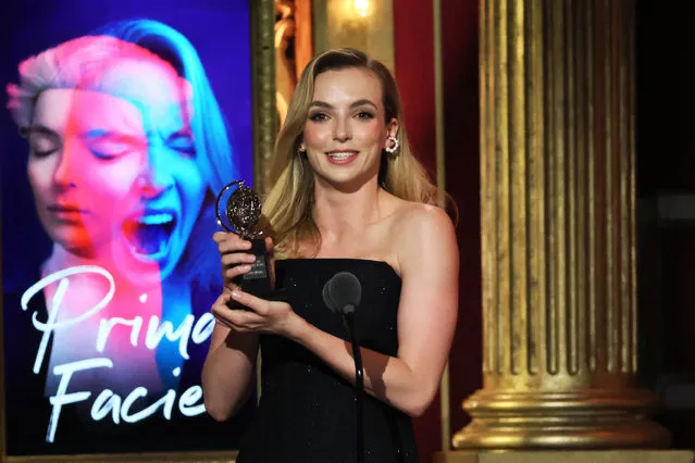 English actress Jodie Comer accepts the award for Best Leading Actress in a Play for “Prima Facie” at the 76th Annual Tony Awards in New York City, U.S., June 11, 2023. (Photo by Brendan Mcdermid/Reuters)