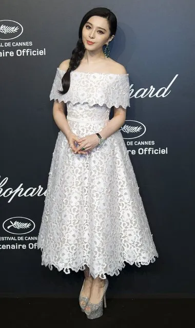 Actress Fan Bingbing poses during a photocall ahead of the Chopard Gold Party during the 68th Cannes Film Festival in Cannes, southern France, May 18, 2015. (Photo by Yves Herman/Reuters)