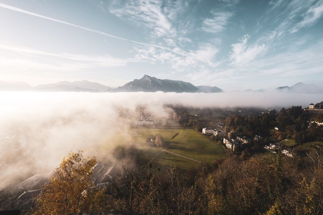 View towards Untersberg and over the west of the city of Salzburg from the Hohensalzburg Fortress on 06.11.2024. (Photo by APA-PictureDesk GmbH/Rex Features/Shutterstock)
