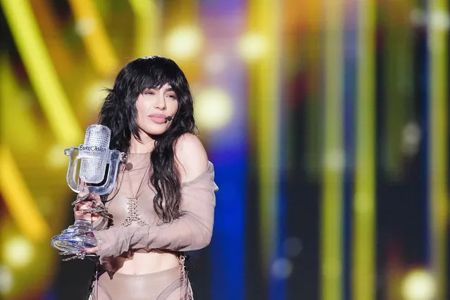 Sweden Entry Loreen wins The Eurovision Song Contest 2023 on stage at the Grand Final at the M&S Bank Arena on May 13, 2023 in Liverpool, England. (Photo by Dominic Lipinski/Getty Images)