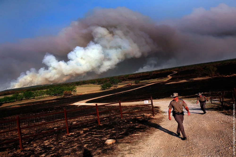 Wildfires Continue To Burn In Texas
