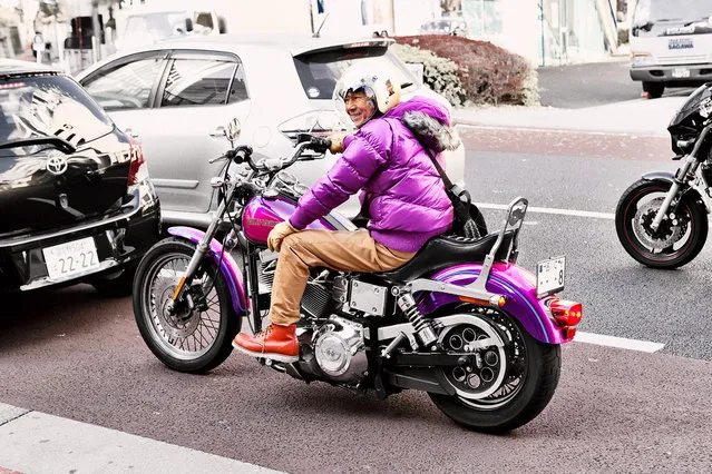“Harajuku Harley, Purple”. (Photo by Tokyo Fashion)