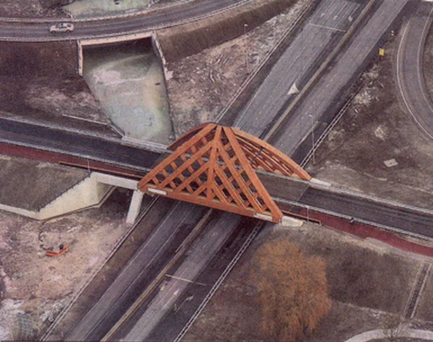 Wood Bridge in Netherlands