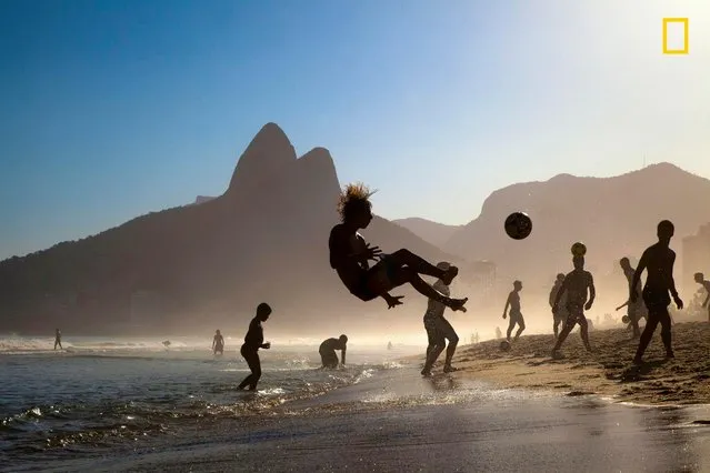 Ipanema Beach. M. Raccichni captures the movement at Ipanema Beach in Brazil. (Photo by M. Raccichni/National Geographic Travel Photographer of the Year Contest)