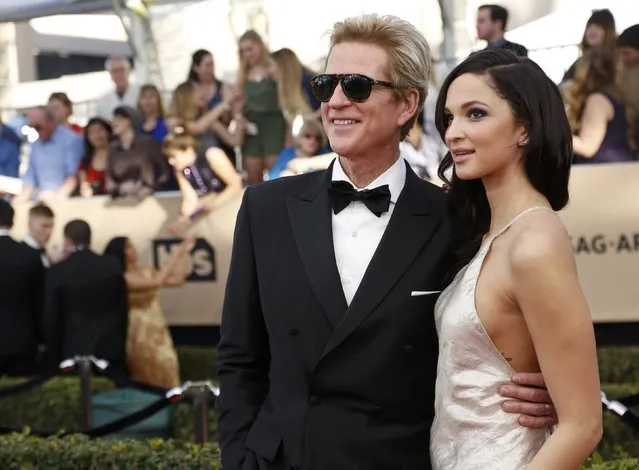 Actor Matthew Modine (L) and Ruby Modine arrive at the 23rd Screen Actors Guild Awards in Los Angeles, California, U.S., January 29, 2017. (Photo by Mario Anzuoni/Reuters)