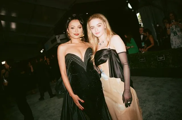 American actresses Kat Graham and Joey King at the 30th Annual Screen Actors Guild Awards held at the Shrine Auditorium and Expo Hall on February 24, 2024 in Los Angeles, California. (Photo by Diggzy/Rex Features/Shutterstock for SAG)