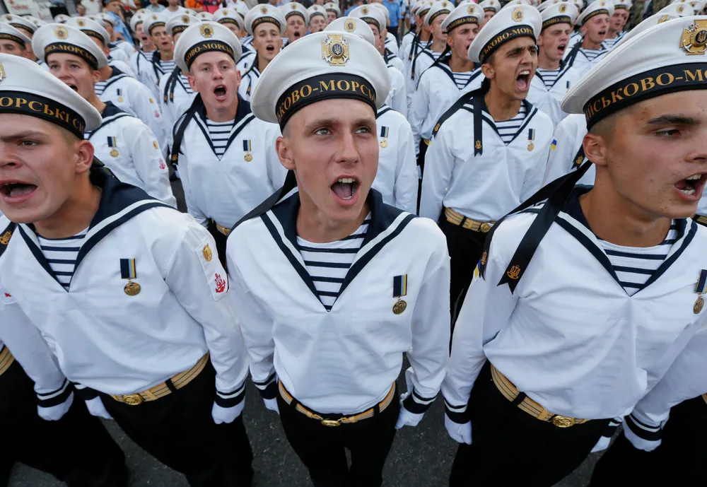 Independence Day Military Parade in Kiev