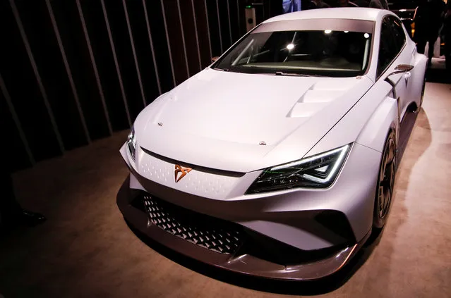 Cupra e-Racer is presented during the press day at the 88th Geneva International Motor Show in Geneva, Switzerland on Tuesday, March 6, 2018. (Photo by Denis Balibouse/Reuters)