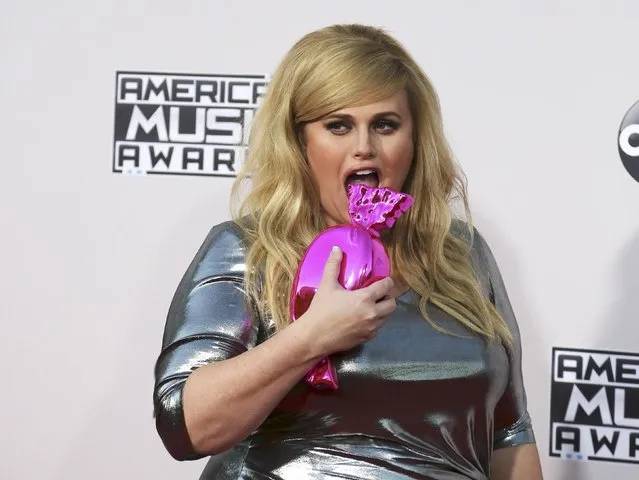 Actress Rebel Wilson arrives at the 2015 American Music Awards in Los Angeles, California November 22, 2015. (Photo by David McNew/Reuters)
