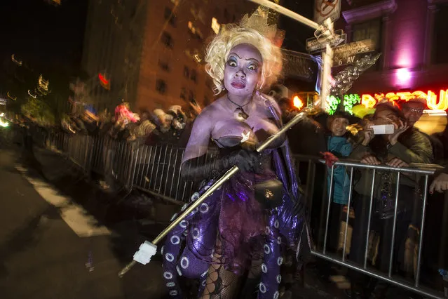 The 2016 Greenwich Village Halloween parade, October 31, 2016 in the Manhattan borough of New York City. (Photo by Anthony Causi)