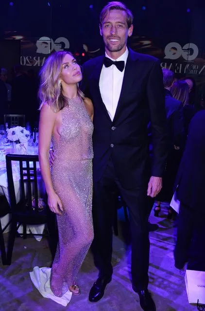 Abbey Clancy (L) and Peter Crouch attend the GQ Men of the Year Awards 2018 in association with HUGO BOSS at Tate Modern on September 5, 2018 in London, England. (Photo by David M. Benett/Dave Benett/Getty Images for Hugo Boss)