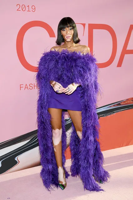 Winnie Harlow attends the CFDA Fashion Awards at the Brooklyn Museum of Art on June 03, 2019 in New York City. (Photo by Dimitrios Kambouris/Getty Images)