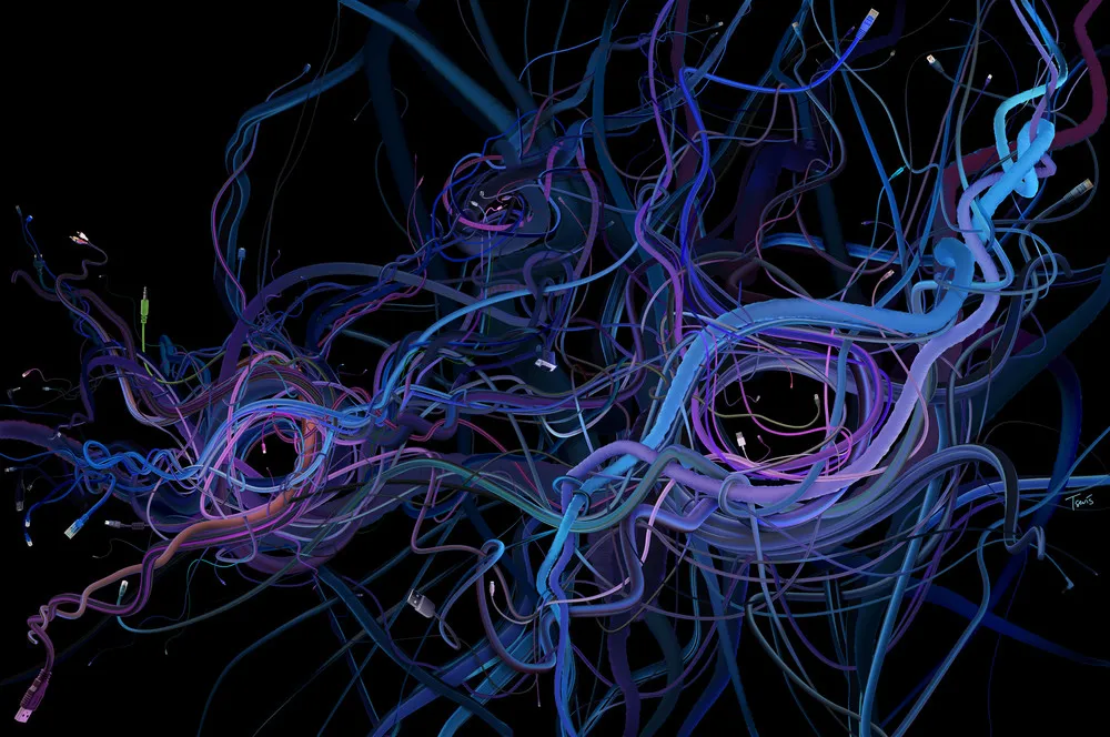 “It's a Wired World...” – Illustrations Made from Wires