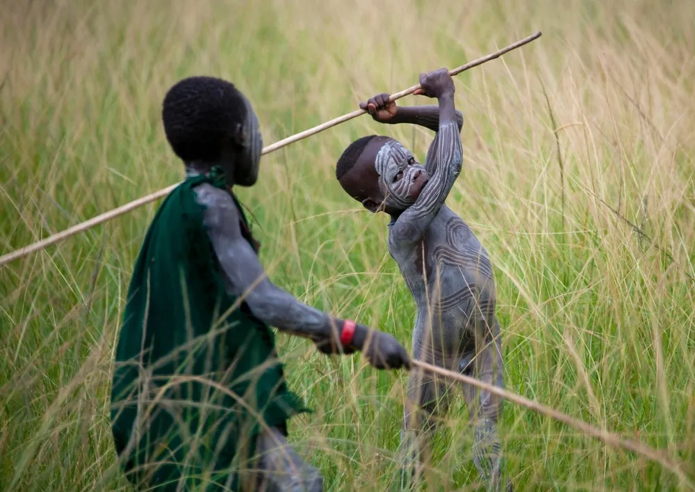 Stick Fighting Day in Suri Tribe