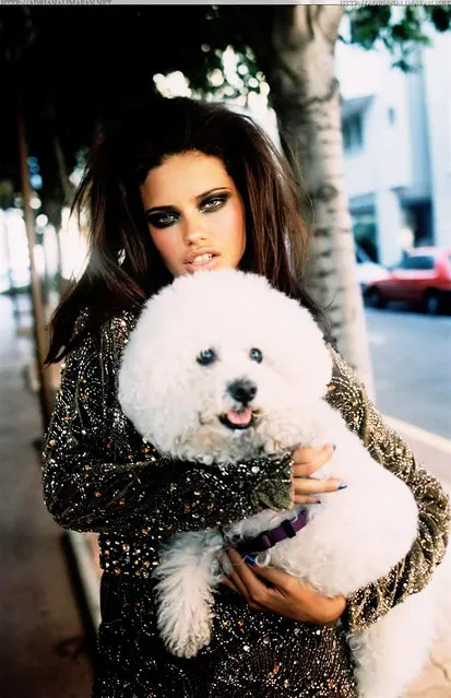 Brazilian model and actress Adriana Lima. (Photo by Ellen von Unwerth)