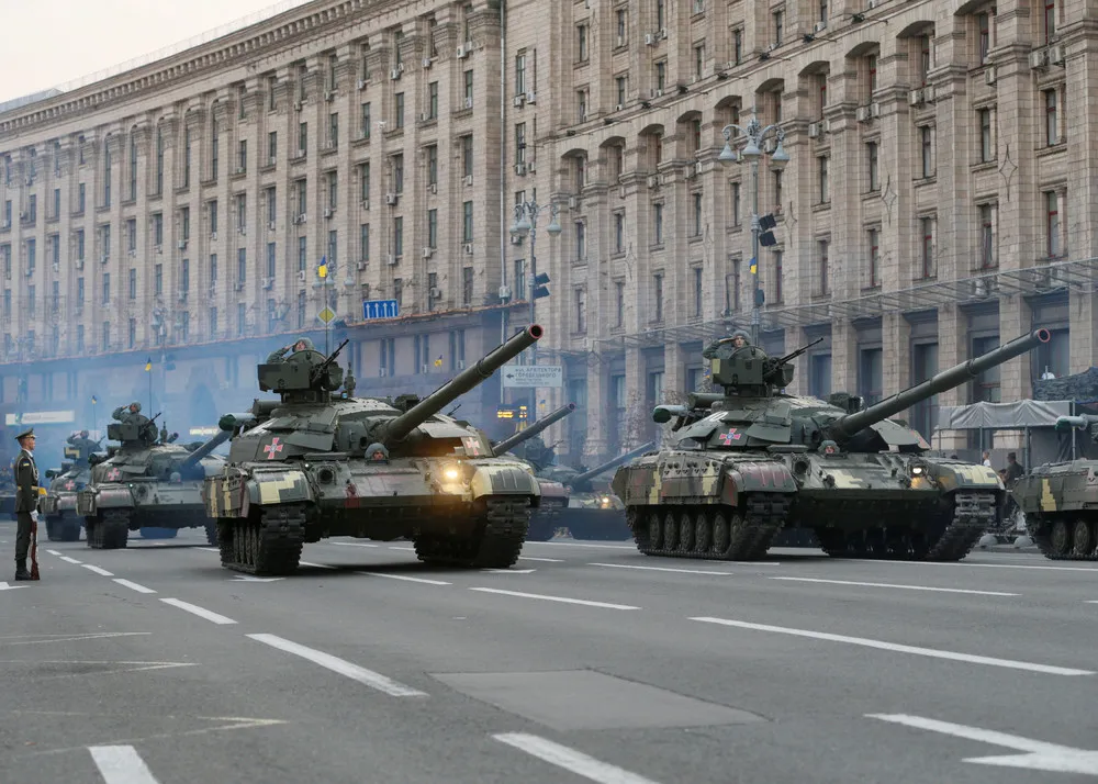 Independence Day Military Parade in Kiev